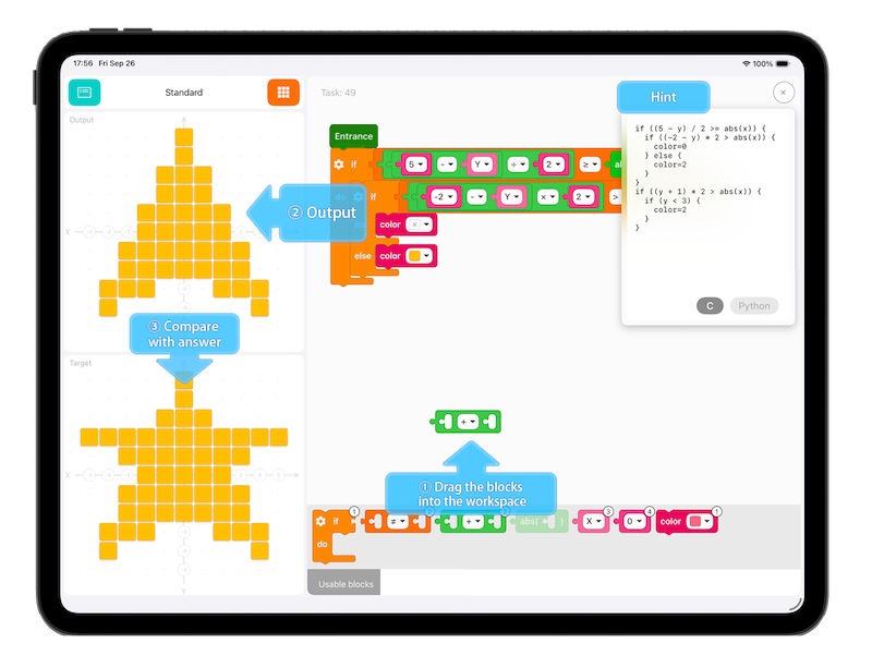 Programming and App Logic student session